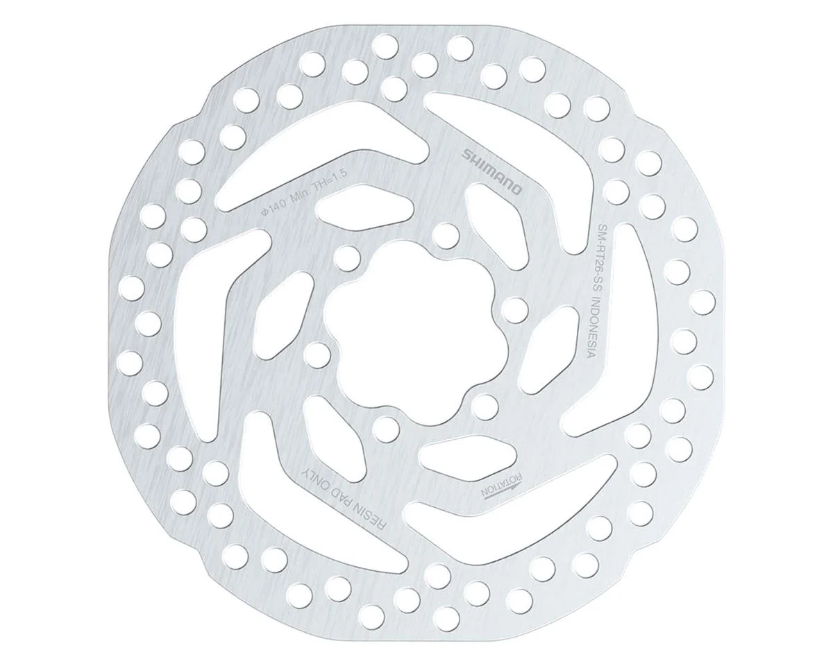 Shimano Tourney SM-RT26-MP Disc Brake Rotor (Silver) (140mm)